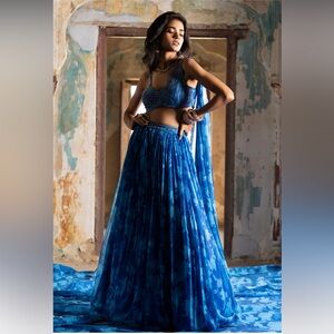 Blue Lehenga Set